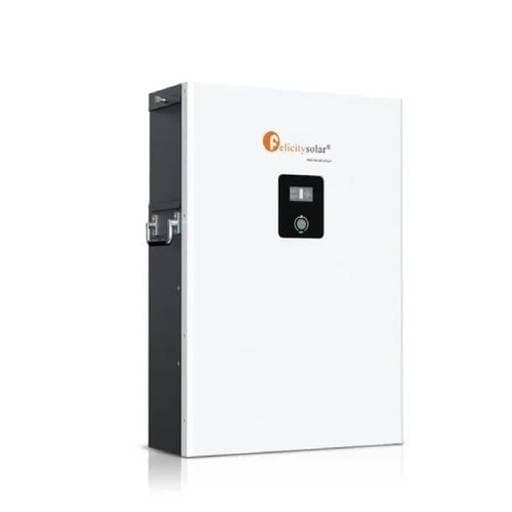 Felicity 10kwh Lithium Battery 3 Felicity Solar hybrid inverter unit, angled view