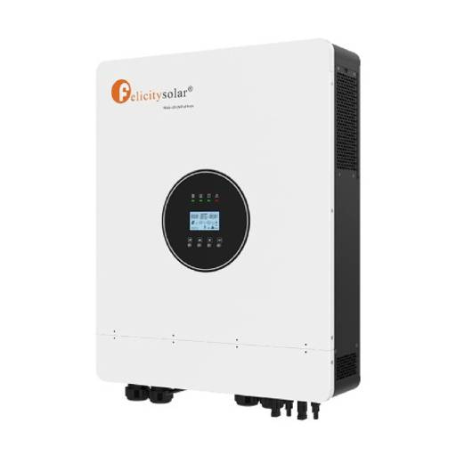 Felicity 12KWH Inverter 3 Felicity Solar inverter unit with a circular display panel